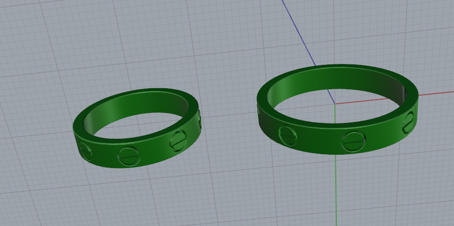 Rings Model 7662 3D print model_4