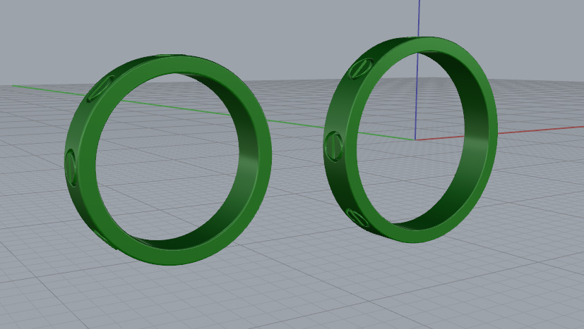 Rings Model 7662 3D print model_3