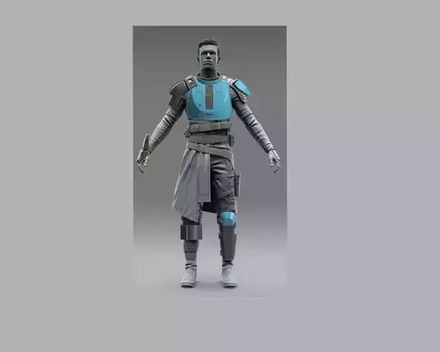 Survivor - Cal Kestis Commander Armor - Jedi Survivor 3D print model