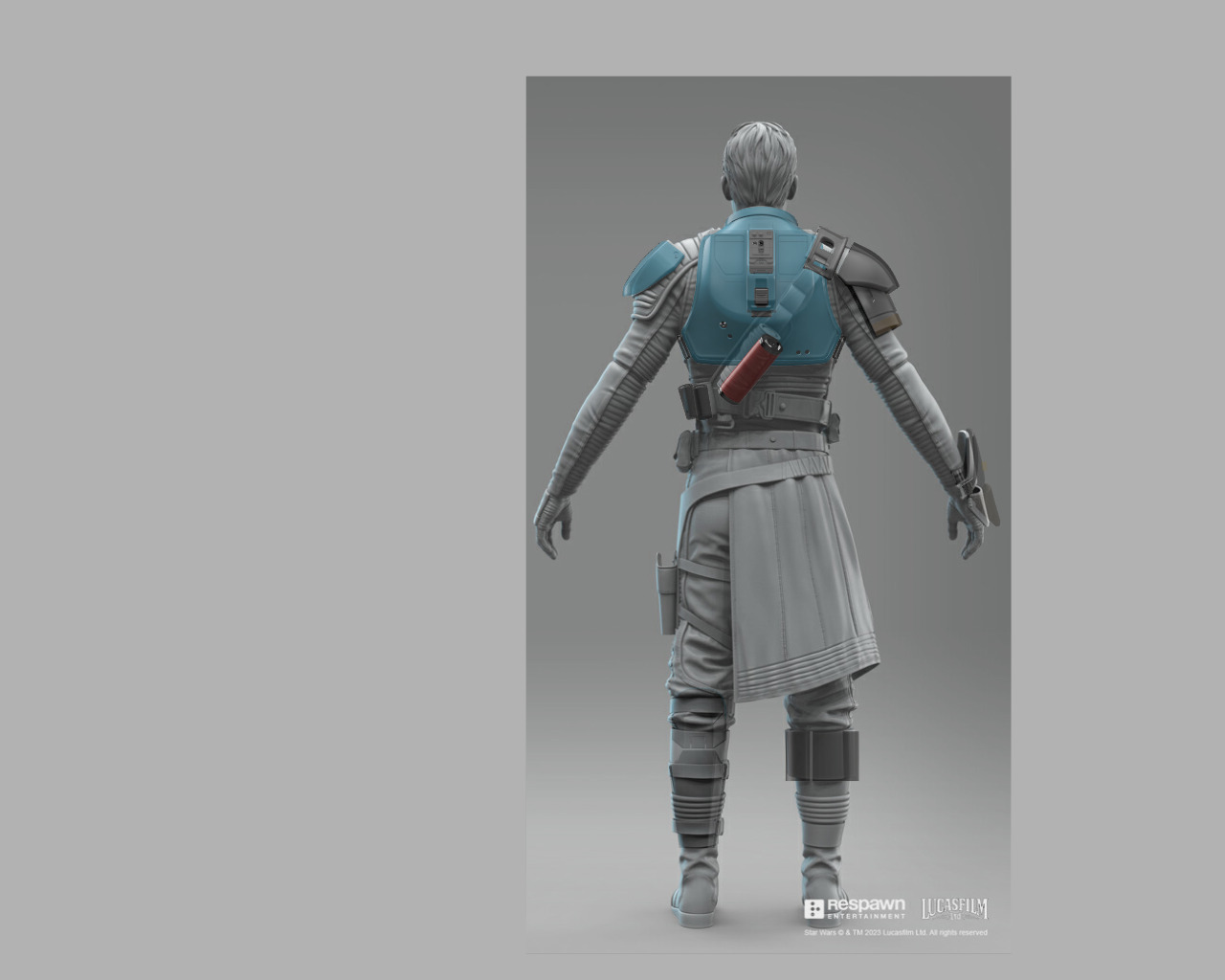 Survivor - Cal Kestis Commander Armor - Jedi Survivor 3D print model_1