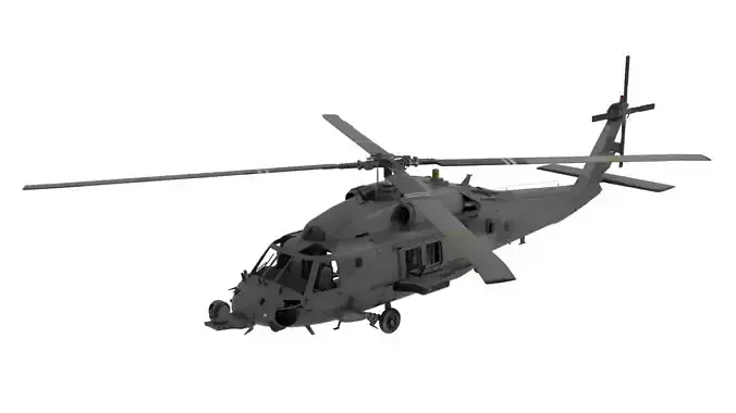 SH-60B Seahawk Helicopter 3D model