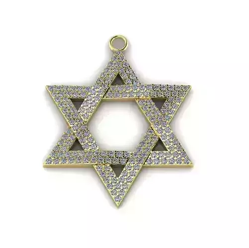 Star of David pendant Model 7658