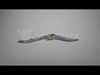 American Kestrel Animation 3D Model Rigged for Blender 3D model_3
