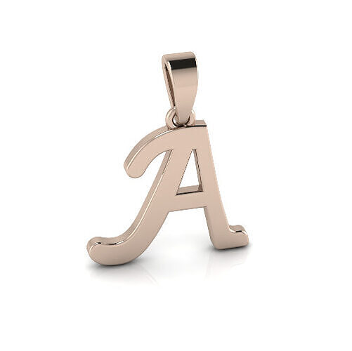 Pendant letter A Model 7655 3D print model