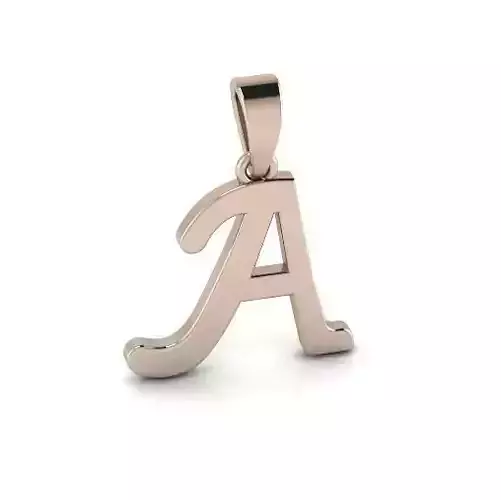 Pendant letter A Model 7655