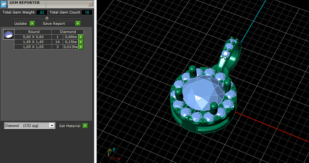 Pendant Model 7648 3D print model_7