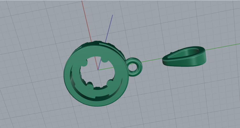 Pendant Model 7648 3D print model_4