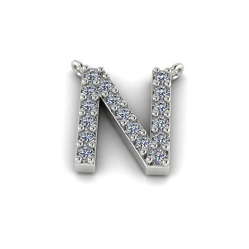 Pendant letter N Model 7643 3D print model