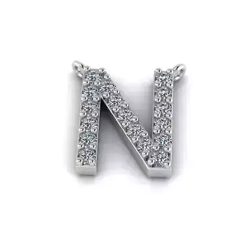 Pendant letter N Model 7643