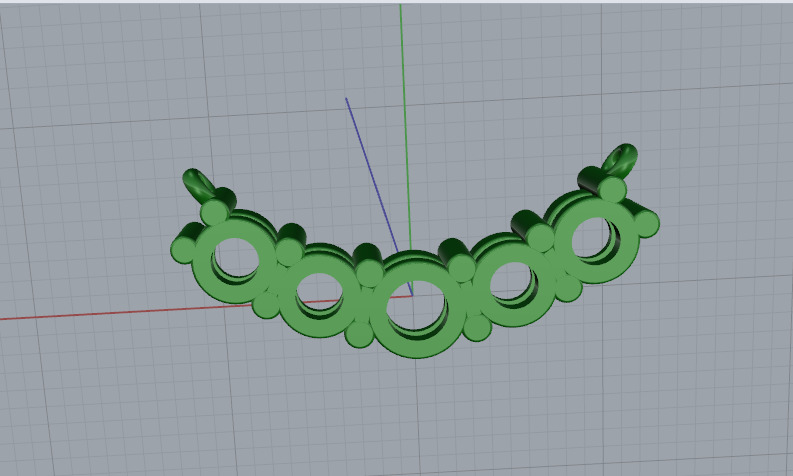 Pendant Model 7640 3D print model_4