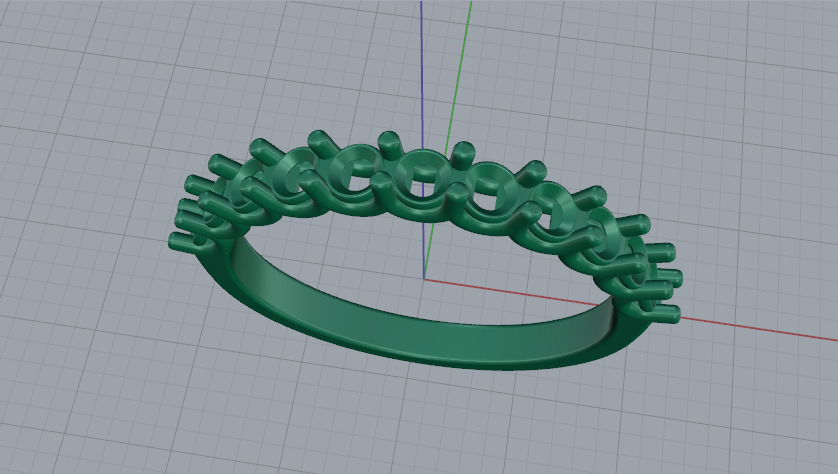 Ring Model 7639 3D print model_2