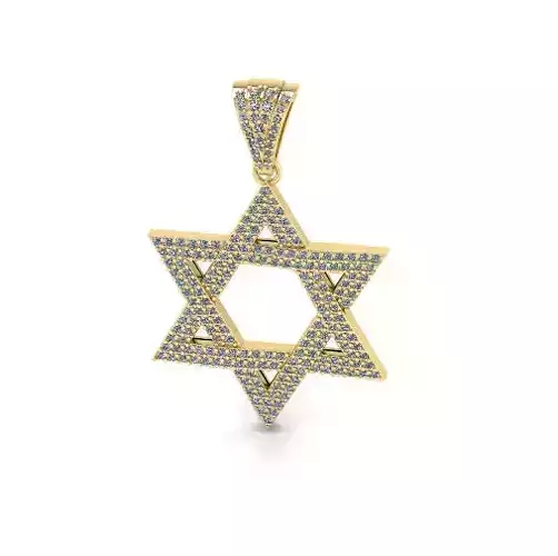 Star of David pendant Model 7635
