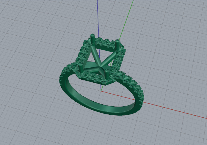 Ring Model 7631 3D print model_2