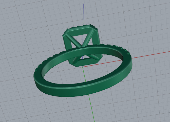 Ring Model 7631 3D print model_4