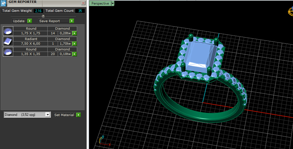 Ring Model 7631 3D print model_7