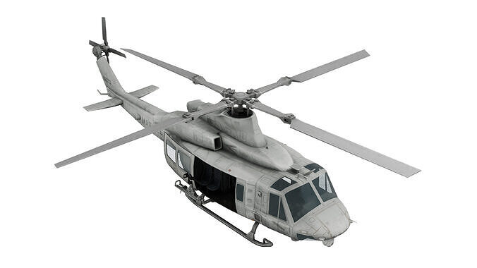 UH-1Y Venom helicopter 3D model