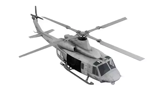 UH-1Y Venom helicopter 3D model