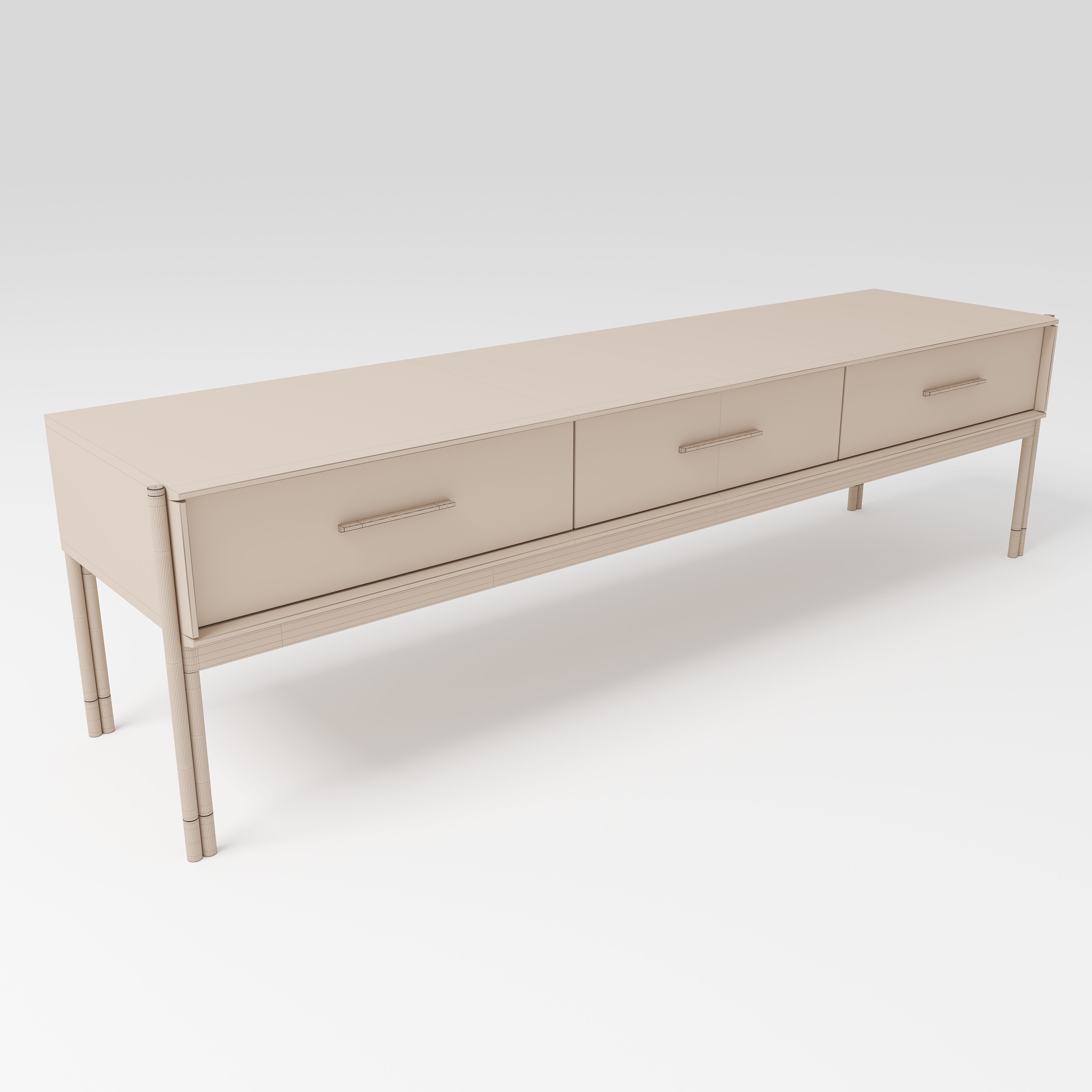 Hellim Tv Unit 3D model_2