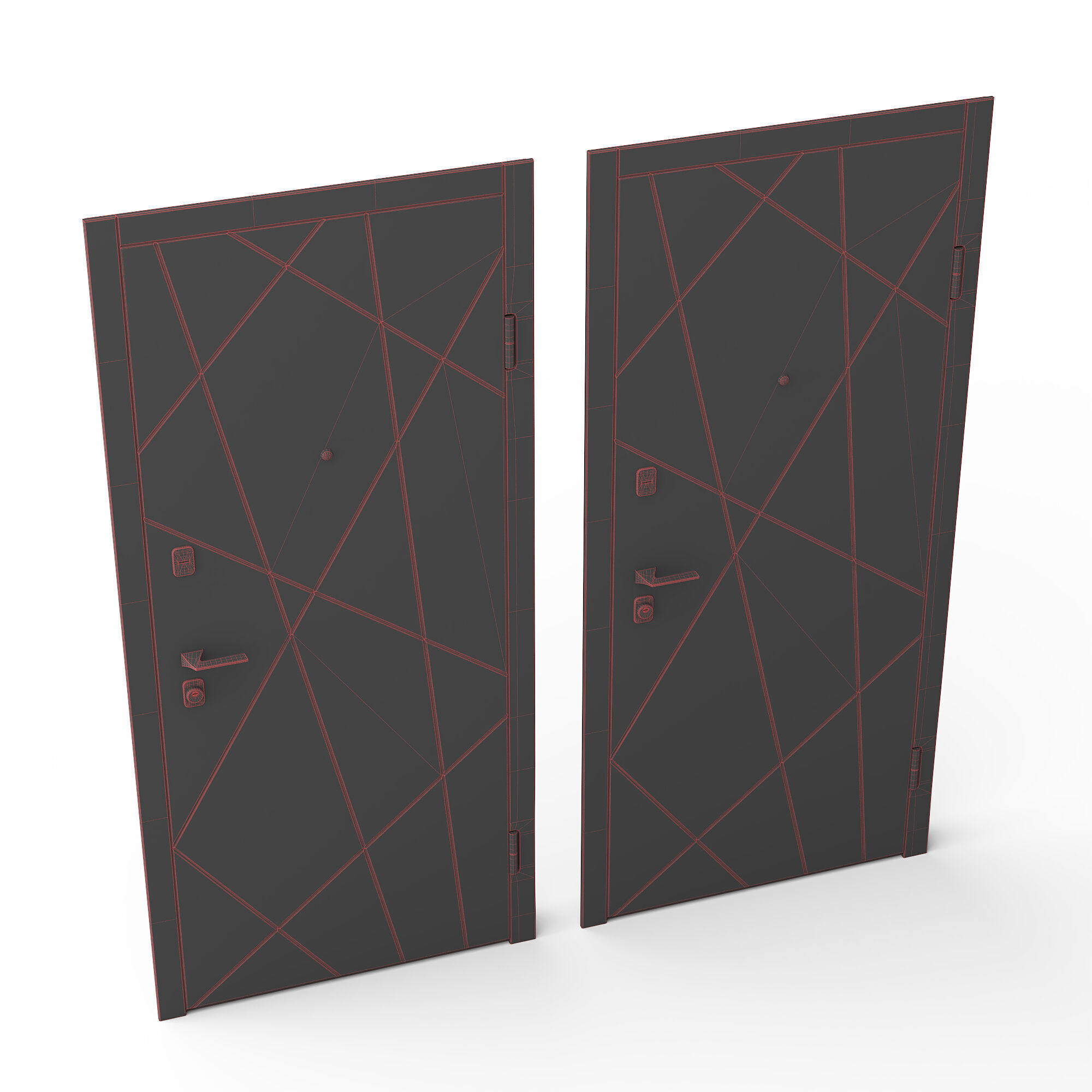 Heanry Door 3D model_2