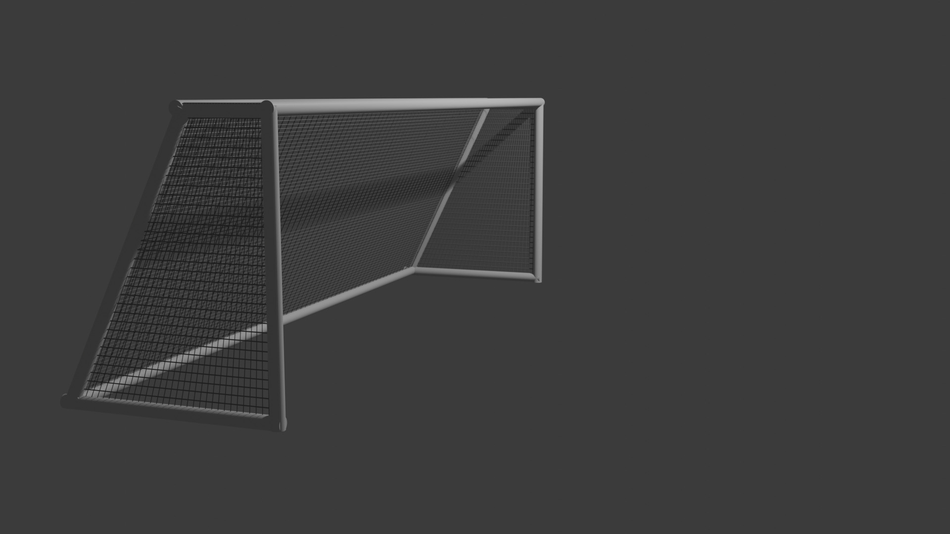 Football Goal Net - Realistic 3D Model Free low-poly 3D model_9