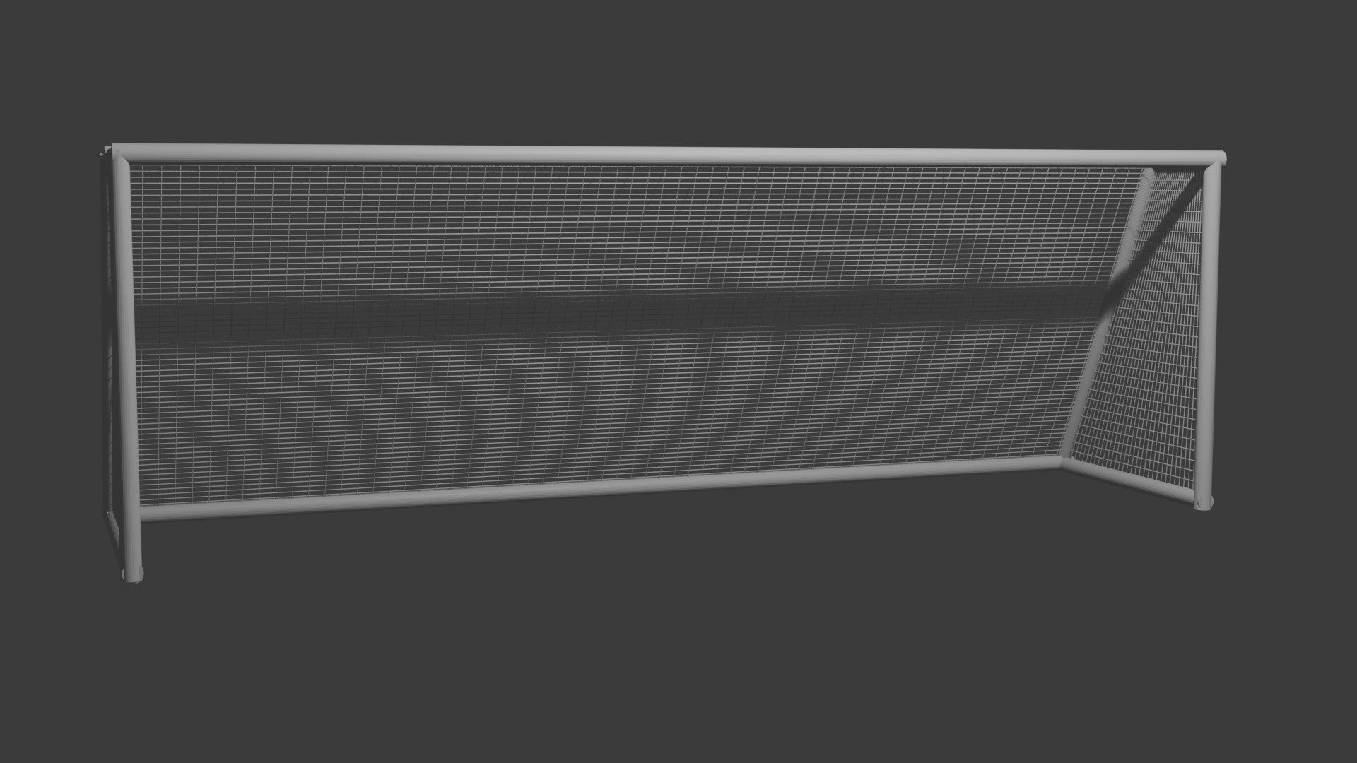 Football Goal Net - Realistic 3D Model Free low-poly 3D model_6