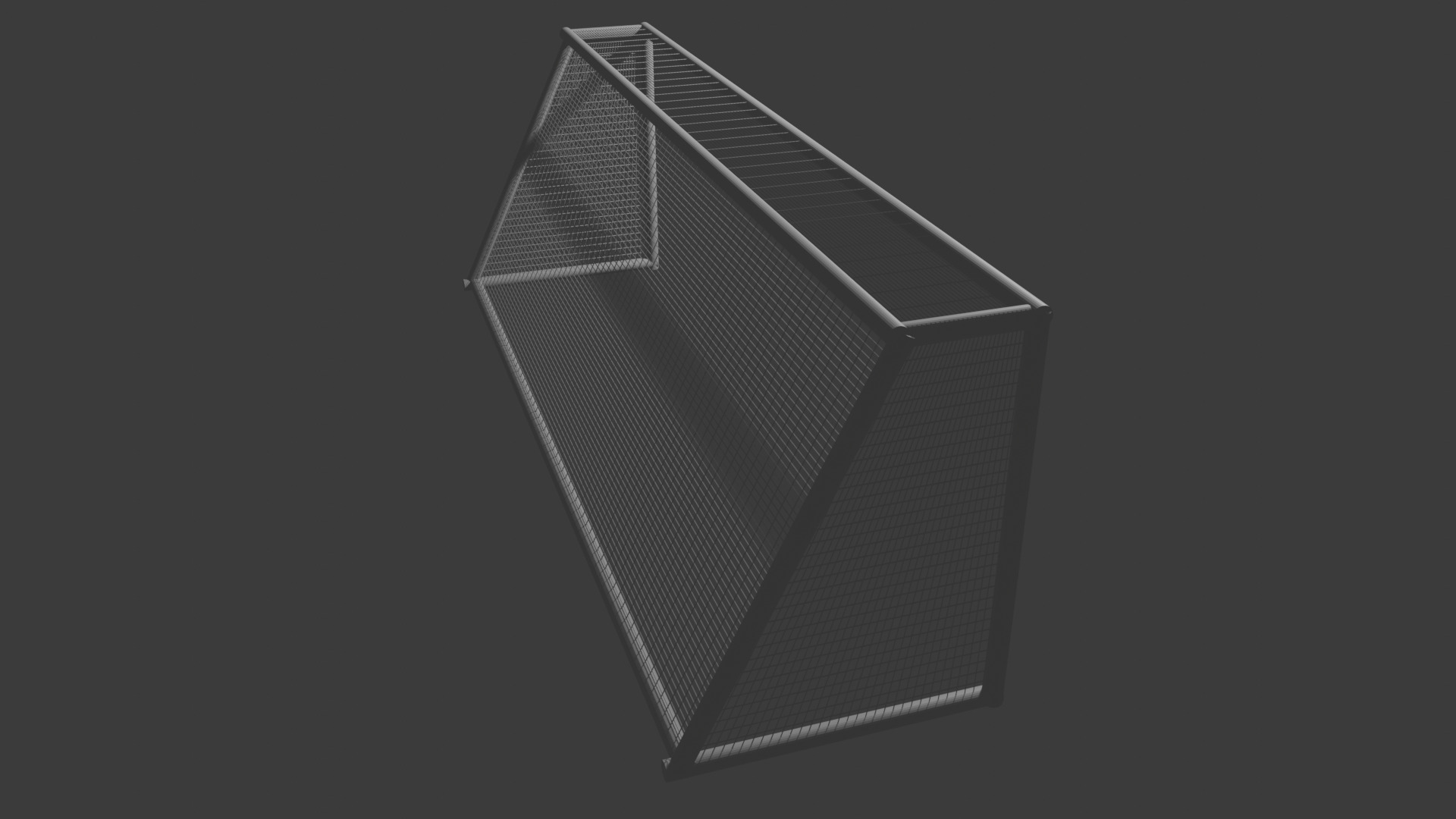 Football Goal Net - Realistic 3D Model Free low-poly 3D model_7