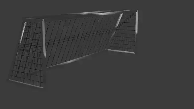 Football Goal Net - Realistic 3D Model Free low-poly 3D model
