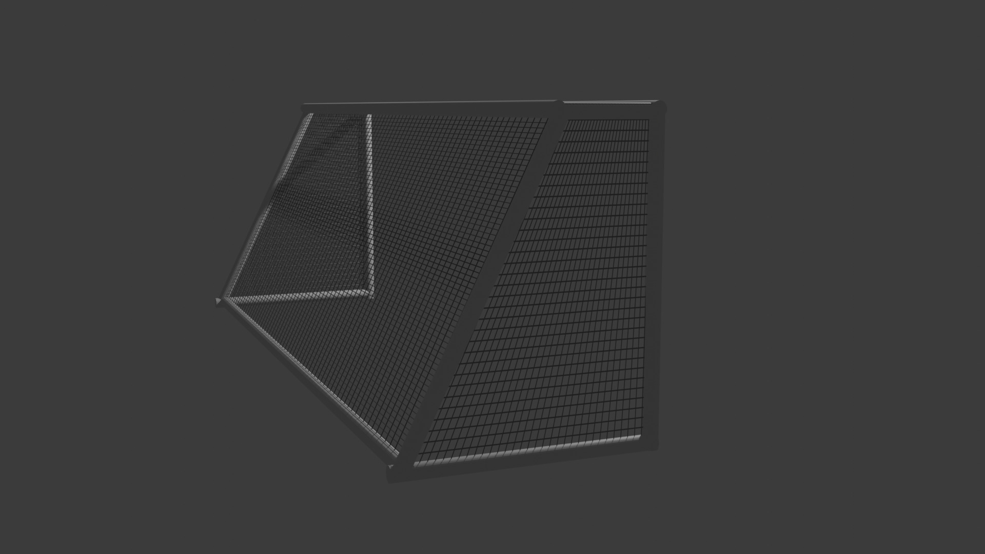 Football Goal Net - Realistic 3D Model Free low-poly 3D model_8