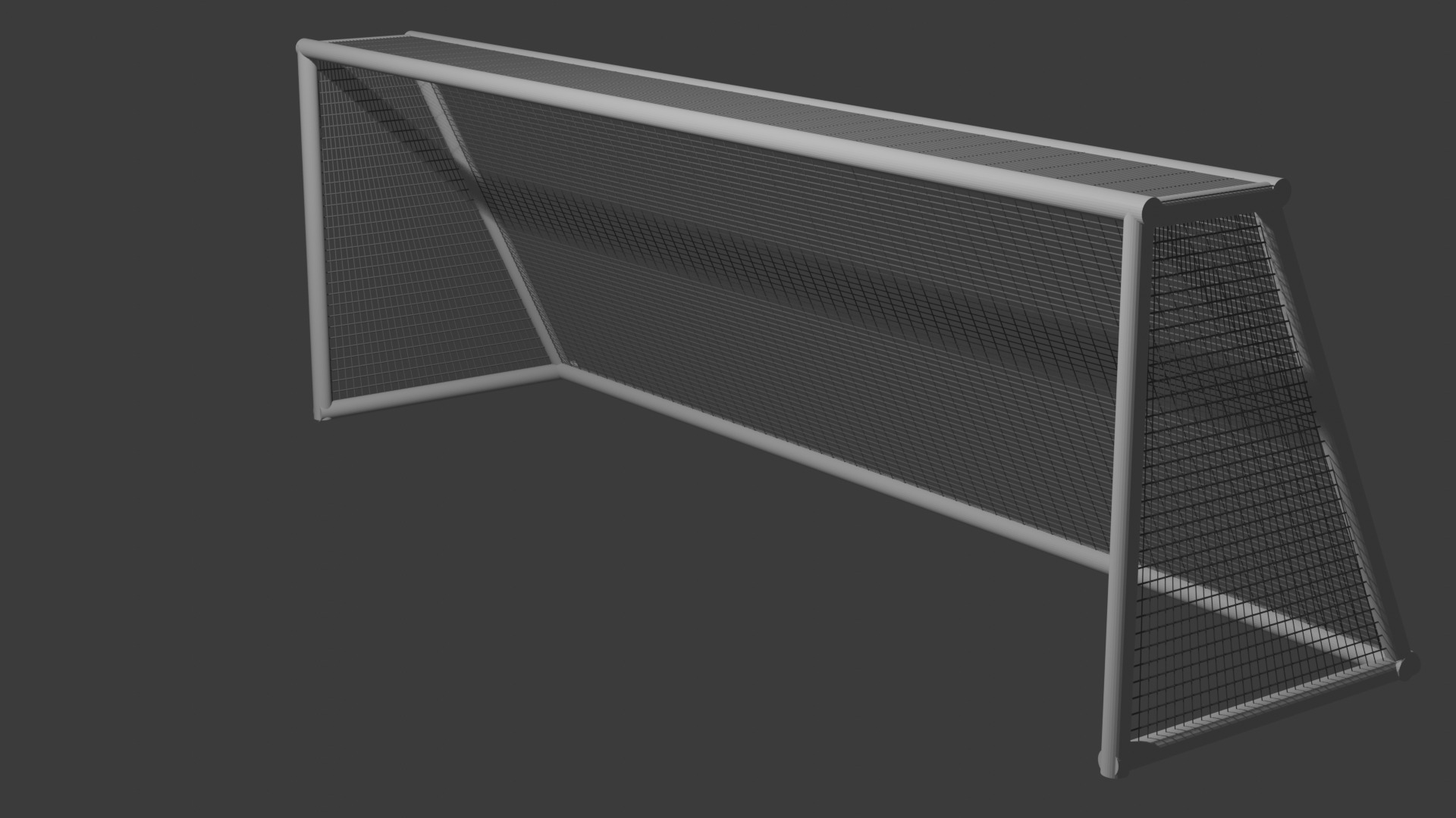Football Goal Net - Realistic 3D Model Free low-poly 3D model_10