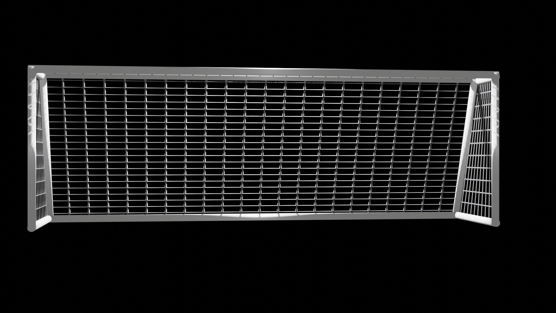 Football Goal Net - Realistic 3D Model Free low-poly 3D model_3