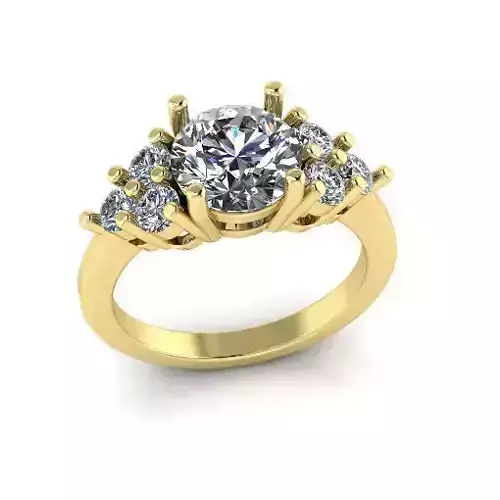 Solitaire engagement rings Model 7699
