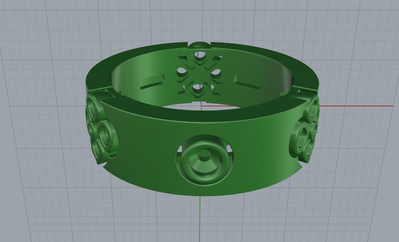Ring Model 7697 3D print model_4