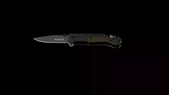 Kandar folding survival knife