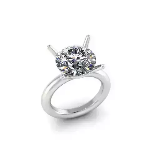 Solitaire engagement rings Model 7695