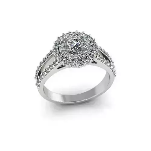 Solitaire engagement rings Model 7694