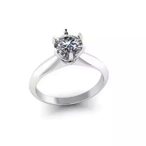 Solitaire engagement rings Model 7692