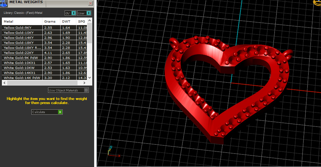 Heart pendant Model 7689 3D print model_6