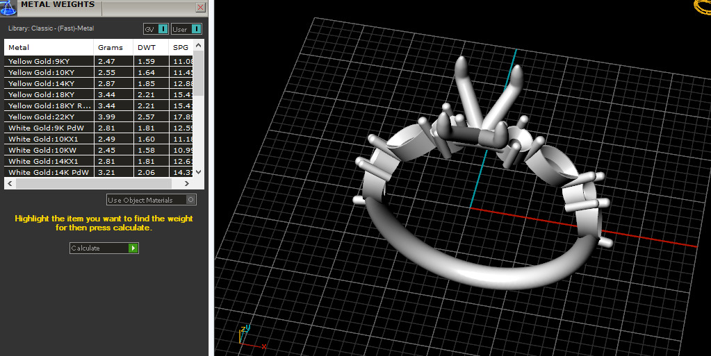 Solitaire engagement rings Model 7674 3D print model_6