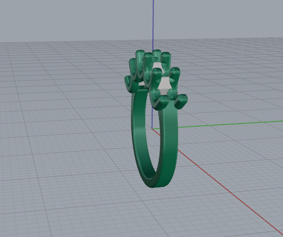 Ring Model 7665 3D print model_3