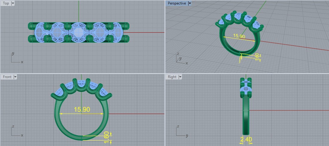 Ring Model 7665 3D print model_5