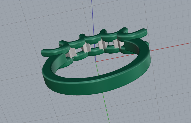 Ring Model 7665 3D print model_4
