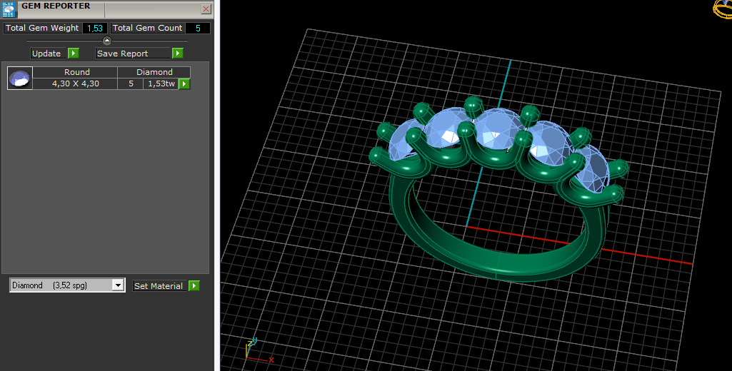 Ring Model 7665 3D print model_7