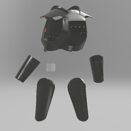 Fallen Order - Cal Kestis Inquisitor Armor - 3D files 3D print model_11