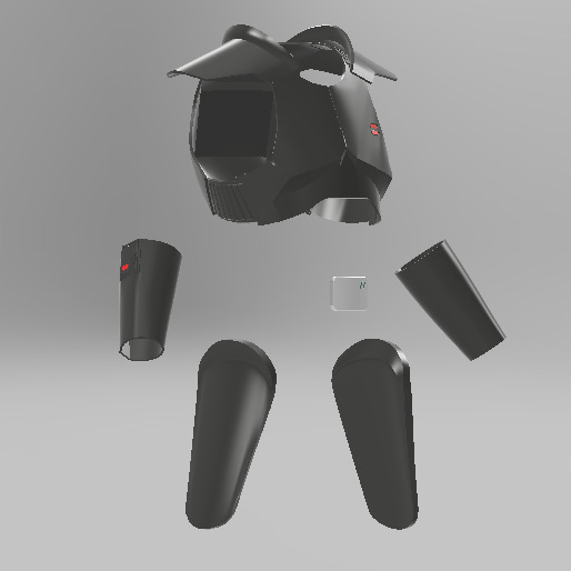 Fallen Order - Cal Kestis Inquisitor Armor - 3D files 3D print model_10