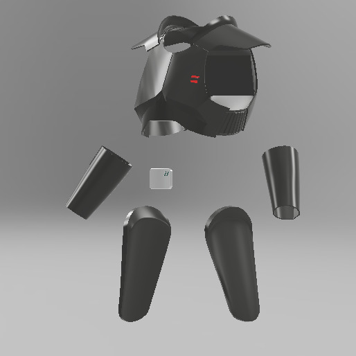 Fallen Order - Cal Kestis Inquisitor Armor - 3D files 3D print model_1