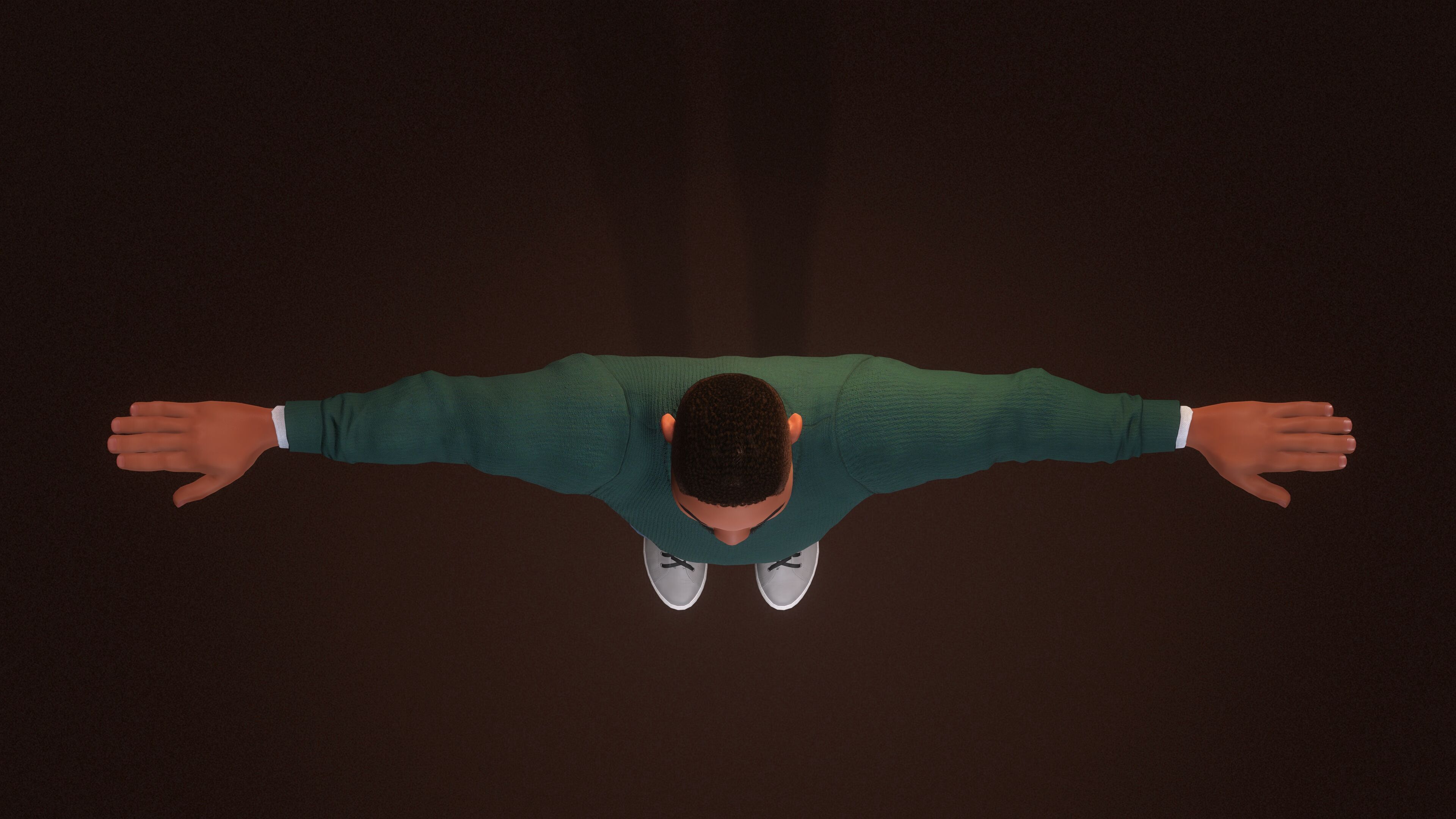 Robert  Rigged Stylized Cartoon 3D Male Character 3D model_11