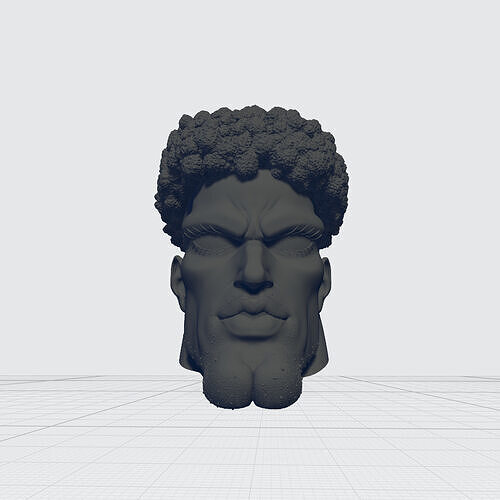 Handsome Prisoner Head Sculpt one puch man  3D print model