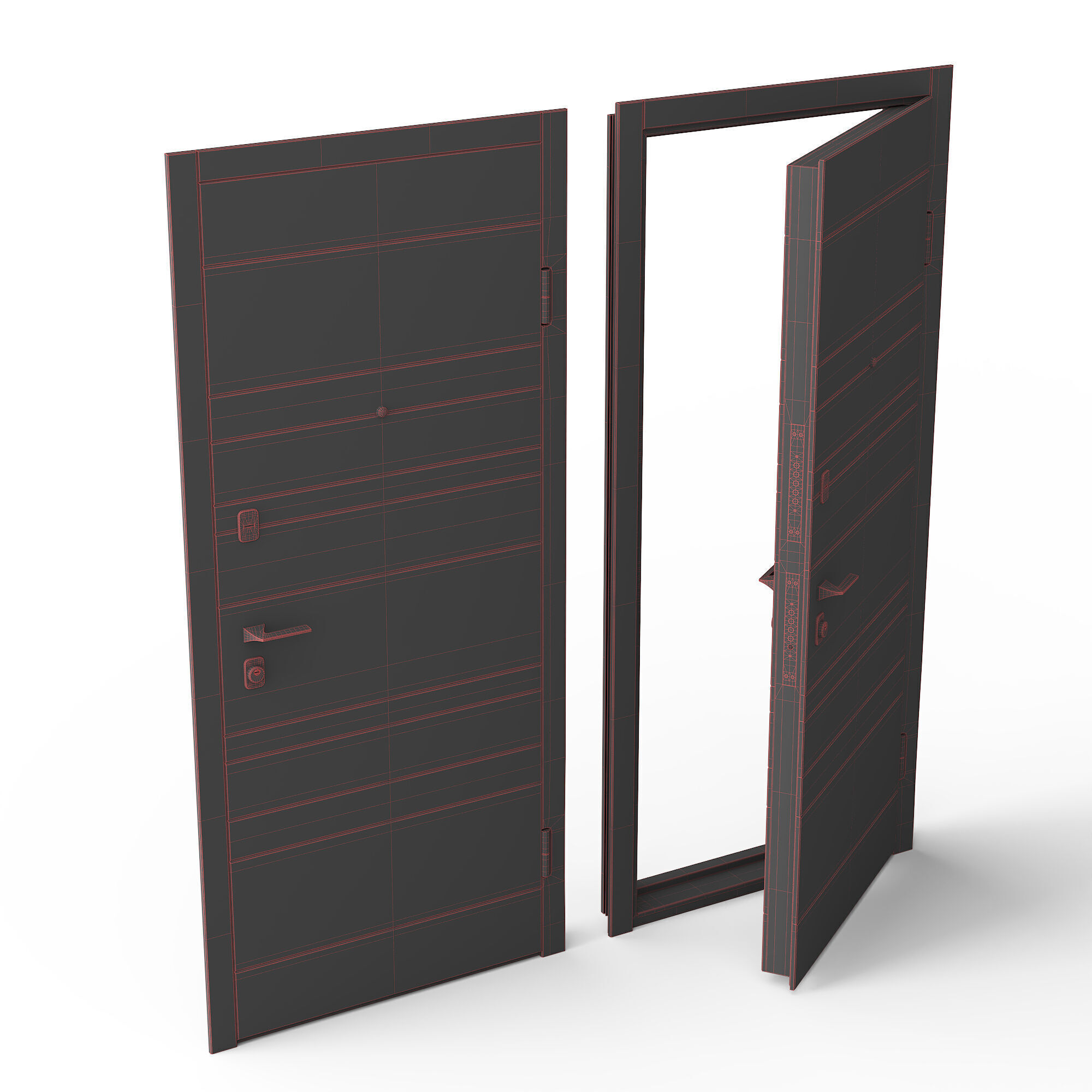 Fhalid Door 3D model_2
