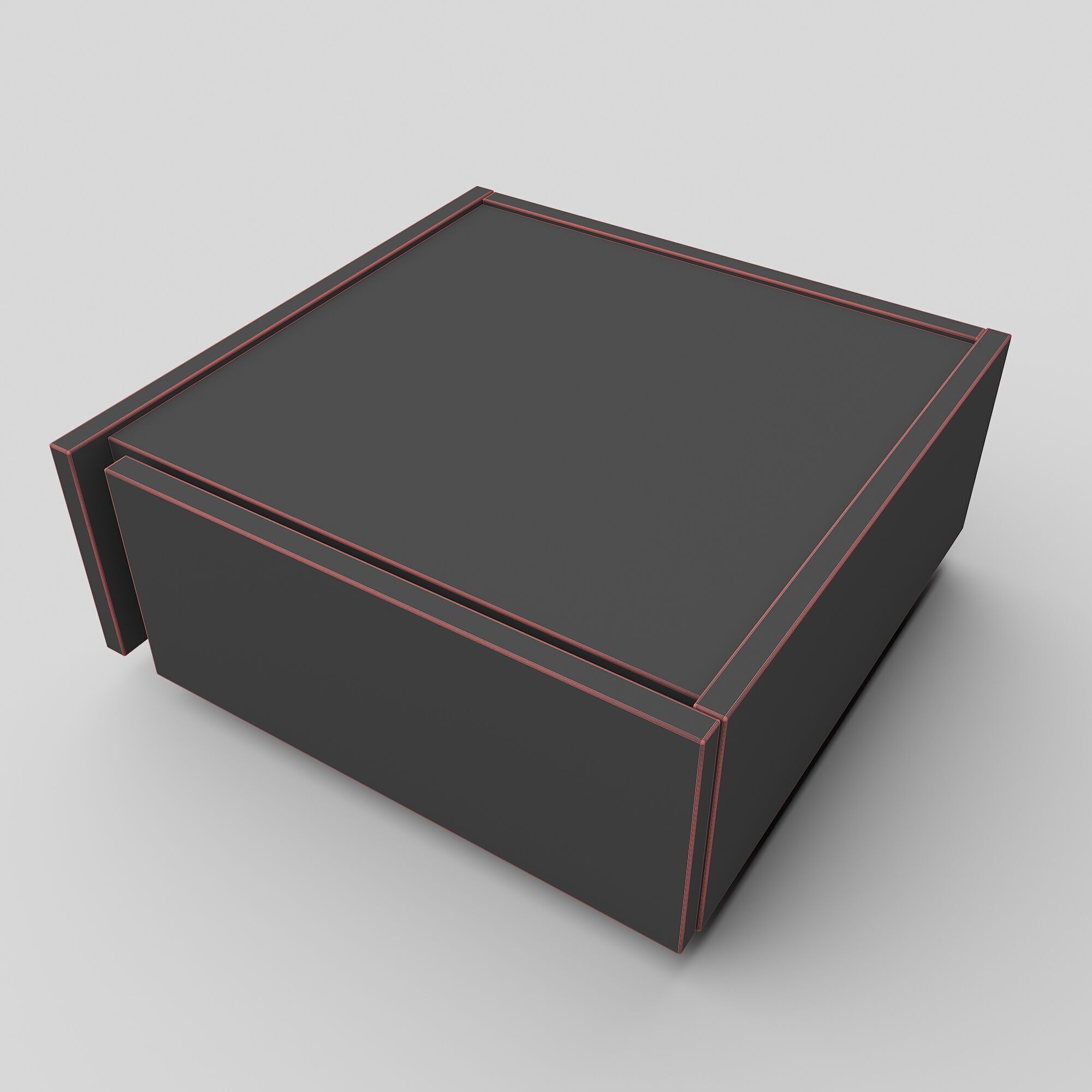 Ellis Bedside Table 3D model_2