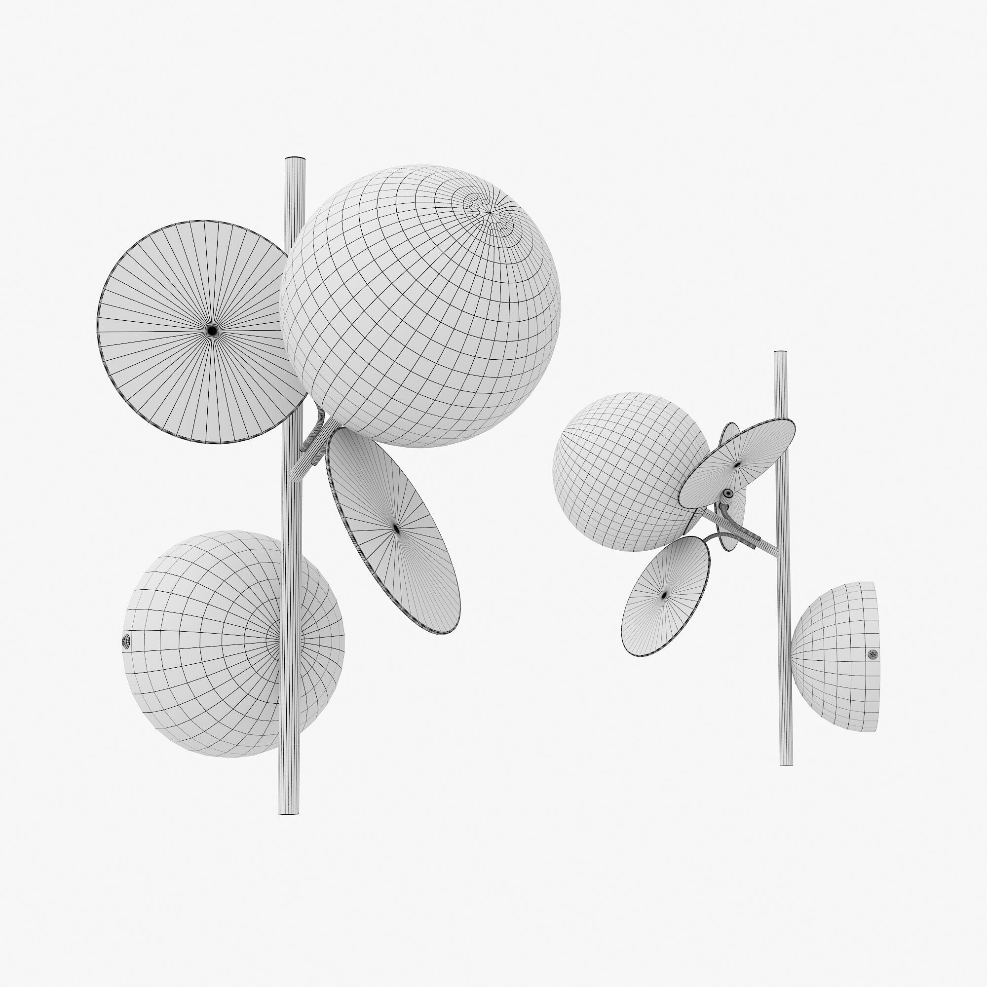 Egohlos Wall Light 3D model_1